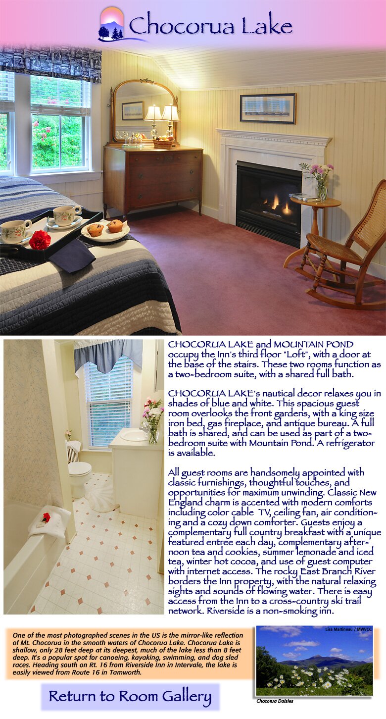 Chocorua Lake room photos