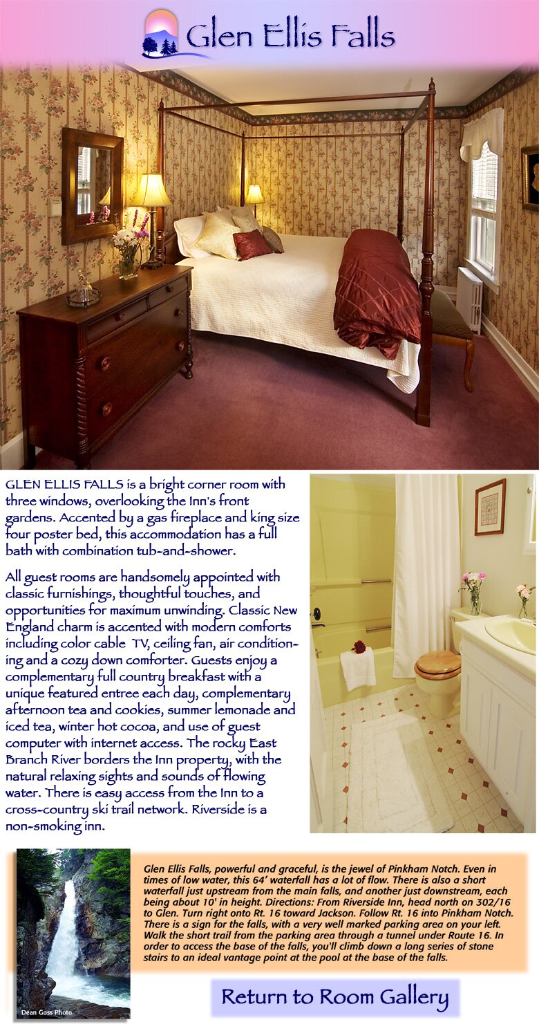 Glen Ellis Falls room photos
