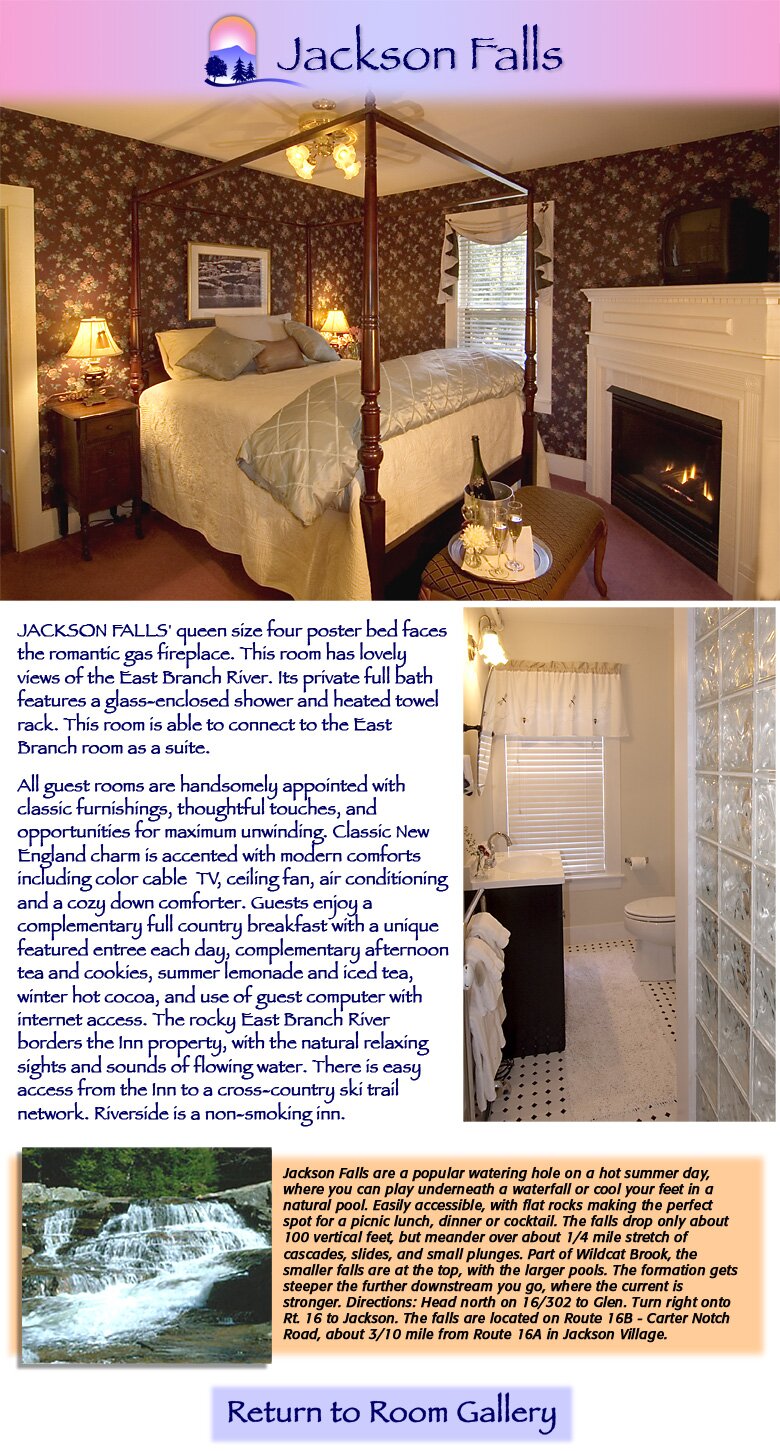 Jackson Falls room photos