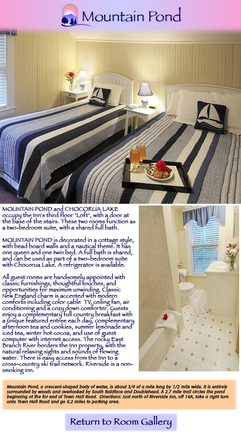 Mountain Pond room photos