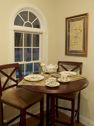 cozy dining room corner