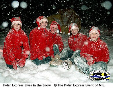 New Hampshire Polar Express elves
