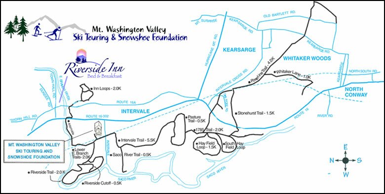 Mt. Washington Valley Ski Touring map